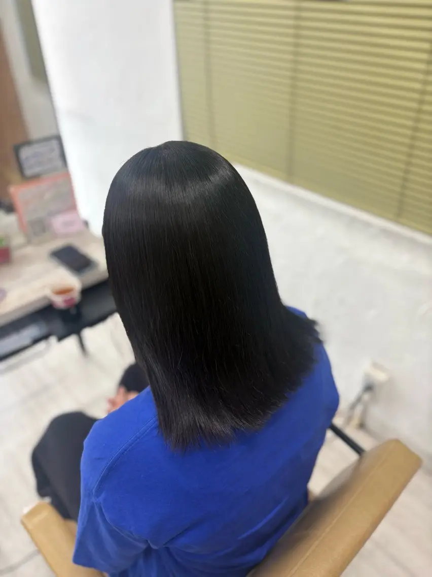 ミディアム カラー カット ヘアカラー 縮毛矯正 トリートメント 暖色系カラー/ピンク Ririi🎀のヘアスタイル