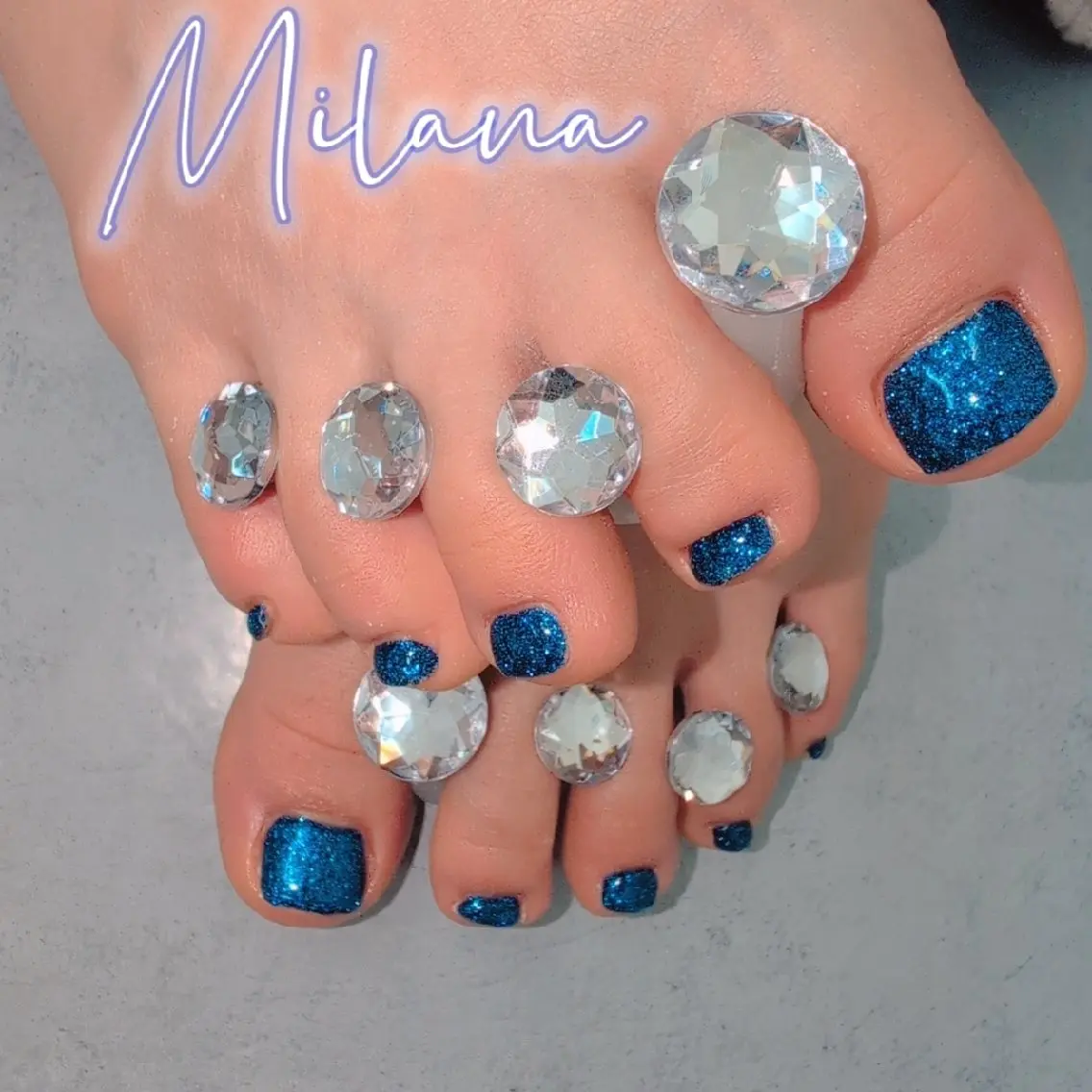 ネイル フットネイル ワンカラーネイル フットネイル Milana 川瀬のネイルデザイン