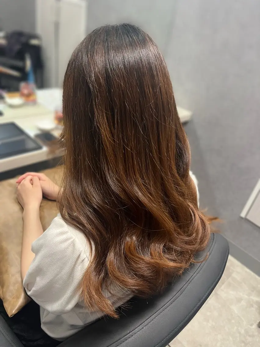 ロング ヘアセット 加藤 碧唯のヘアスタイル