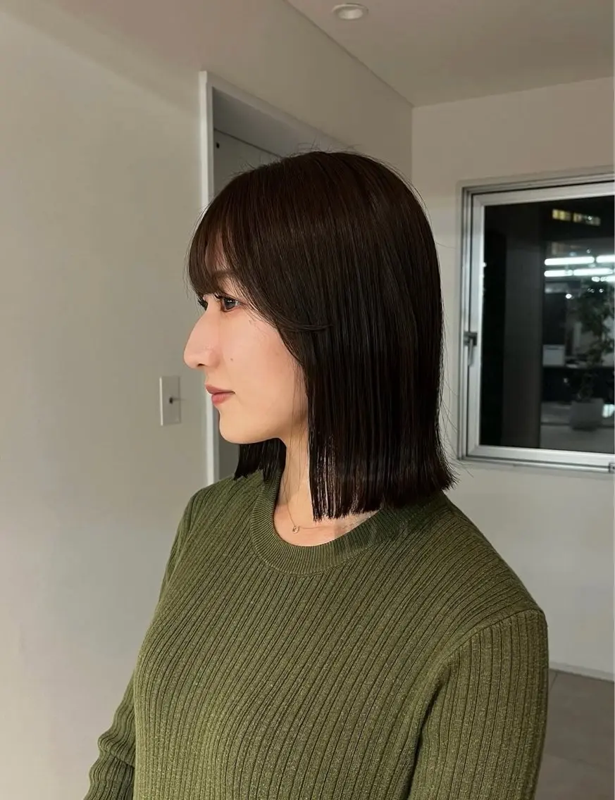 カラー ヘアカラー AYA 艶カラー／ナチュラルのヘアスタイル