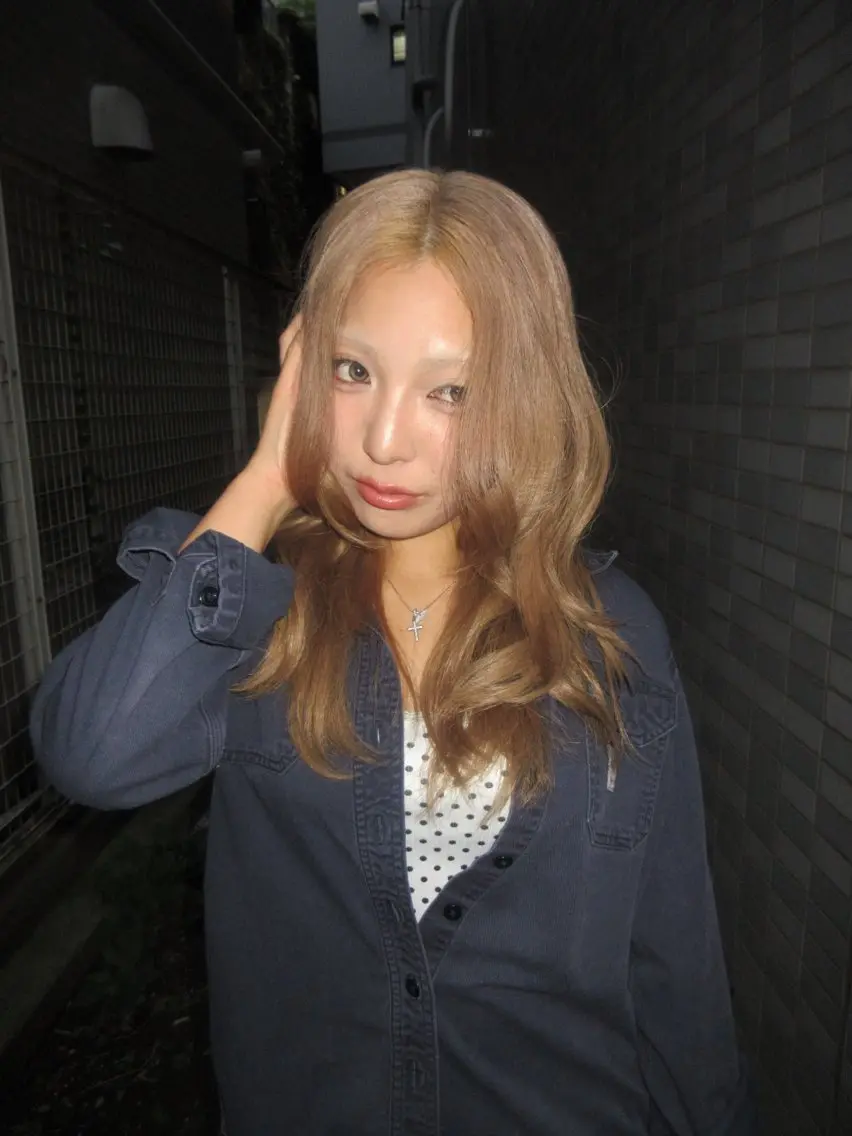 ロング ヘアカラー 似合わせスタイル☁️ 堀内志茉🍀のヘアスタイル