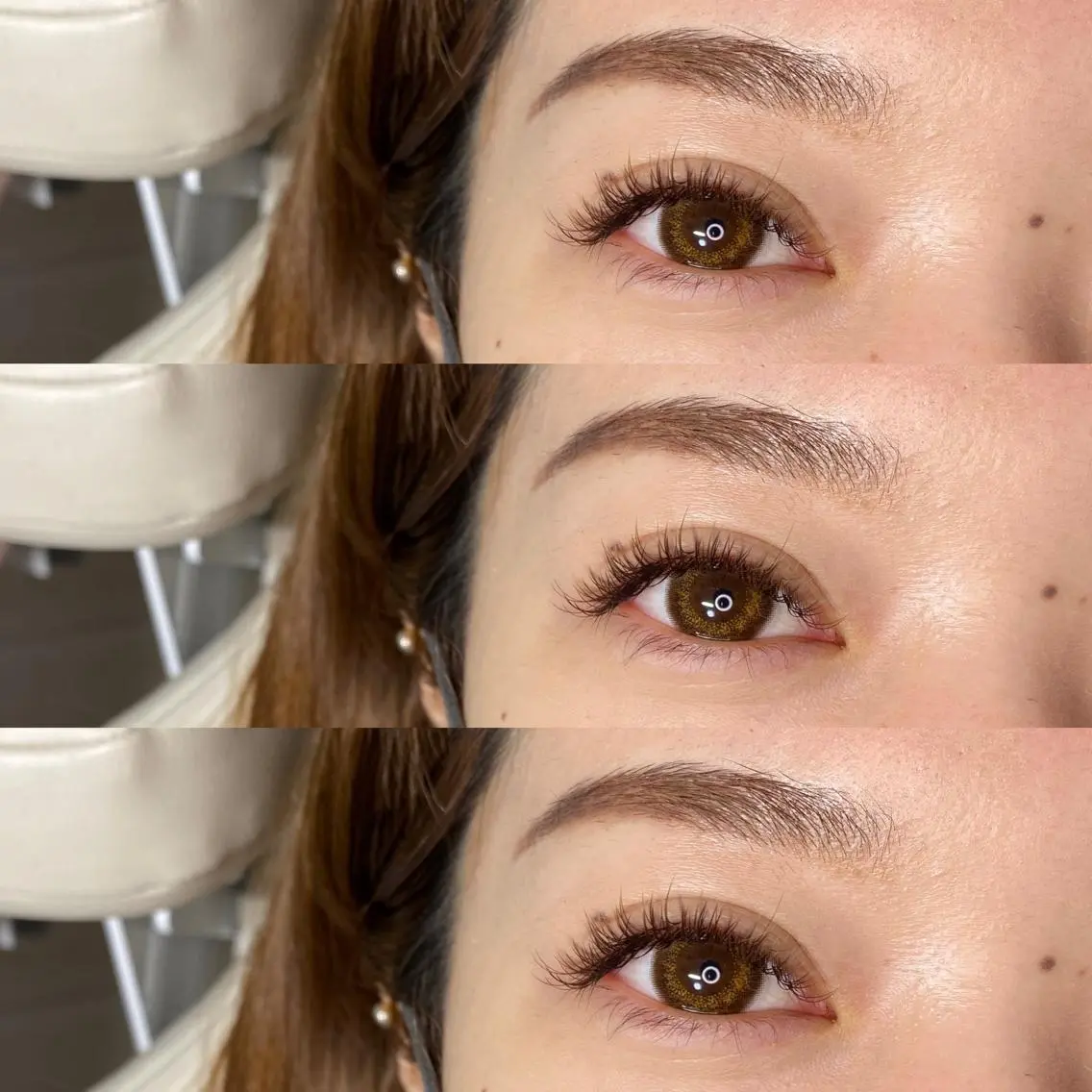 マツエク・マツパ 付け放題 カラーマツエク フラットラッシュ マツエク belle eyelashの眉毛・アイブロウイメージ
