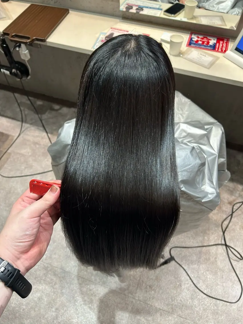 ロング カラー カット ヘアカラー 安田 准太のヘアスタイル