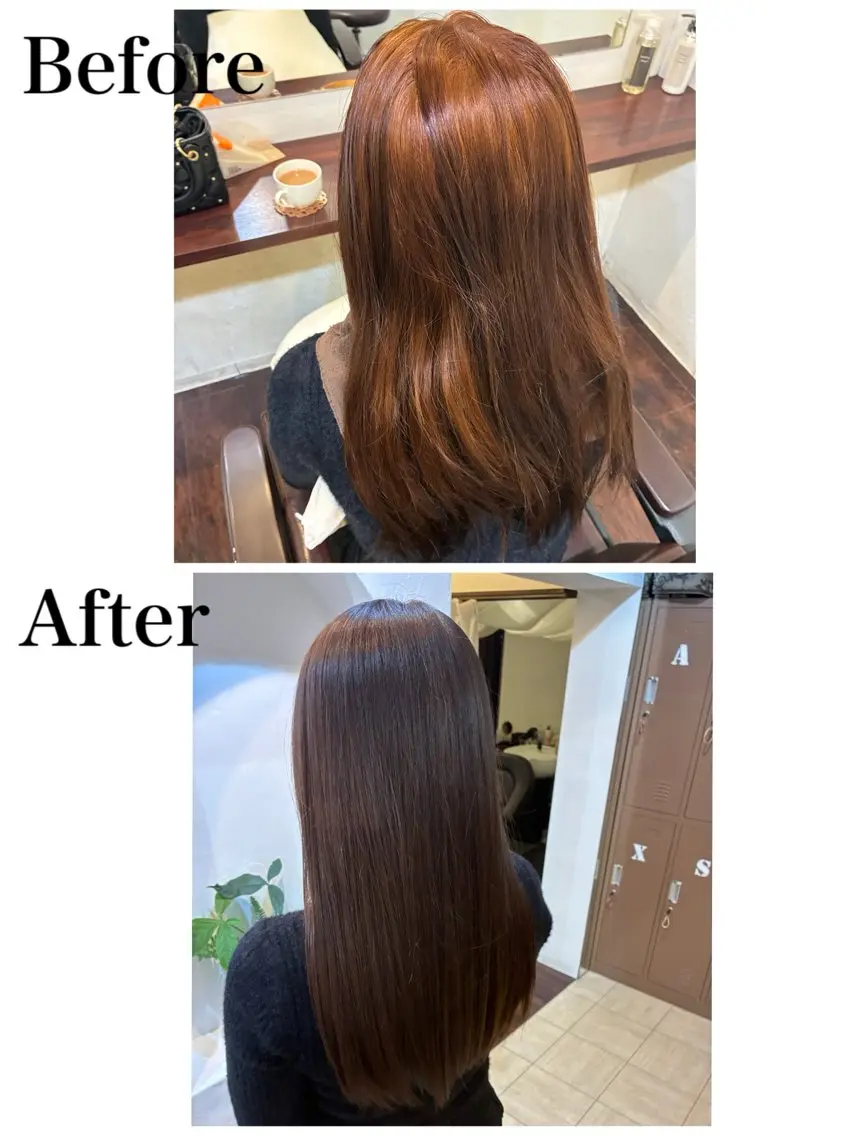 カラー ブリーチ ブラウンカラー 透明感カラー お褒めの口コミ多数✨ 美髪カラー/浦本冴絵のヘアスタイル