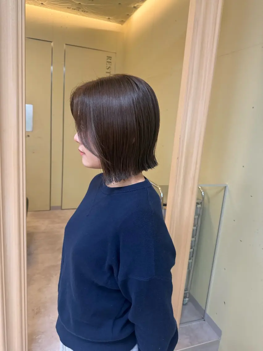 ショート カラー カット ヘアカラー 伶風/ ボブのヘアスタイル