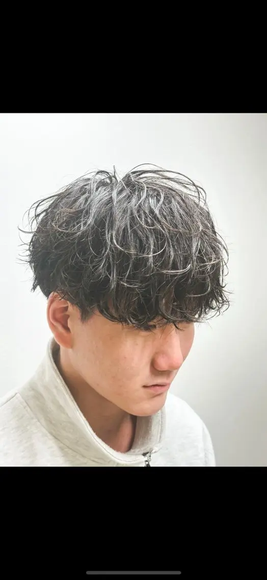 ショート パーマ メンズ メンズパーマ ツイストスパイラルパーマ スパイラルパーマ 似合わせパーマ🔥 河浪  大智のヘアスタイル