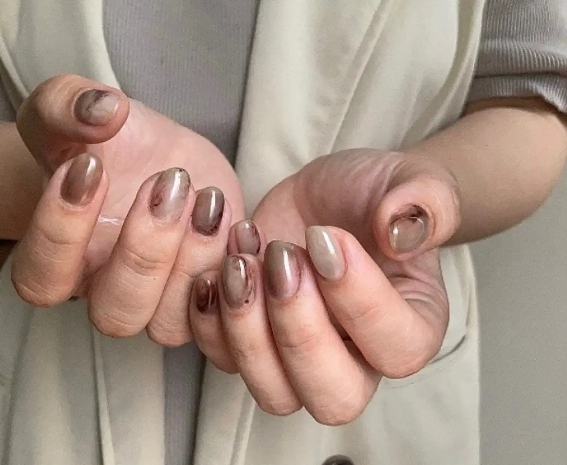 ネイル ニュアンスネイル フットネイル NAILSALON NUIT.[ニュイ]のネイルデザイン