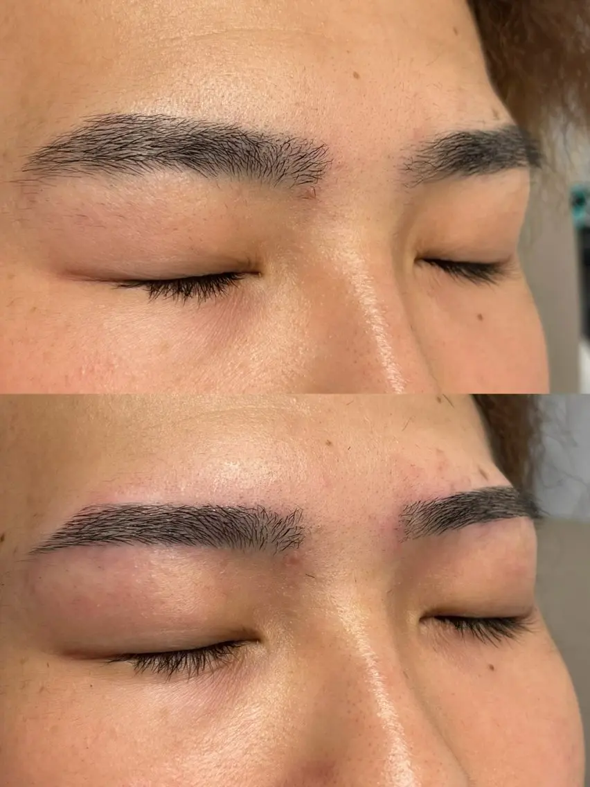 アイブロウ ワックス脱毛 眉カット BUZZ FLOW 甲田大輝のヘアスタイル
