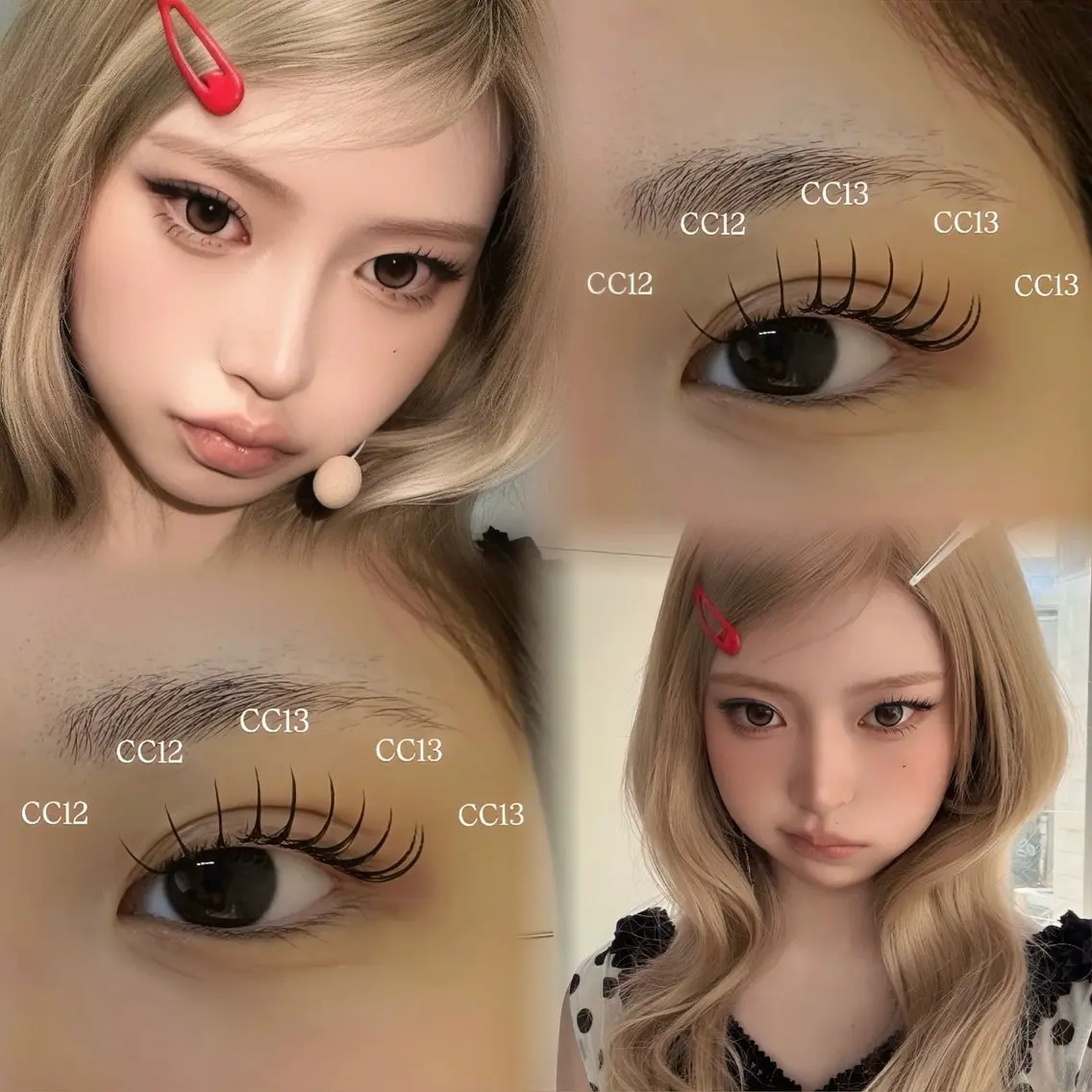 【アイシャンプー付き👀🎀】パリエク(パーマ × エクステ) - 100本の写真