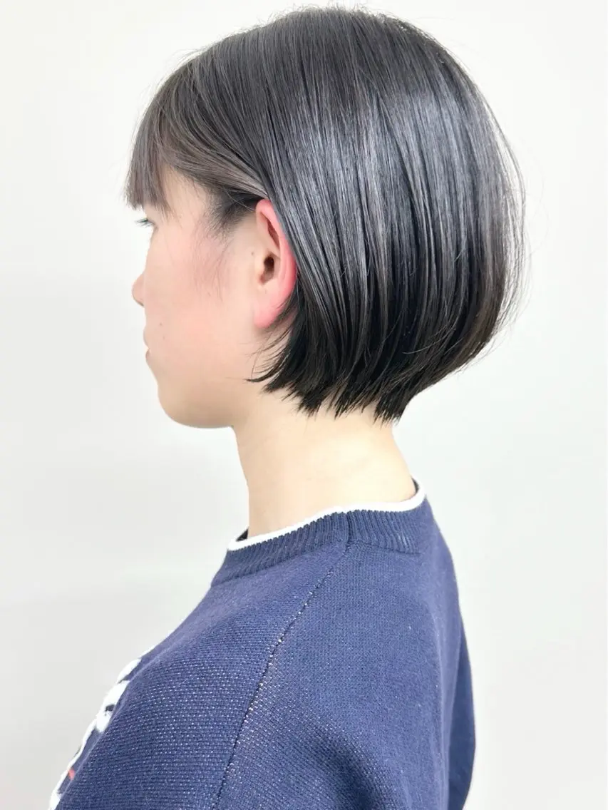 ショート ボブ/ゆるふわ ボブパーマ/とういのヘアスタイル