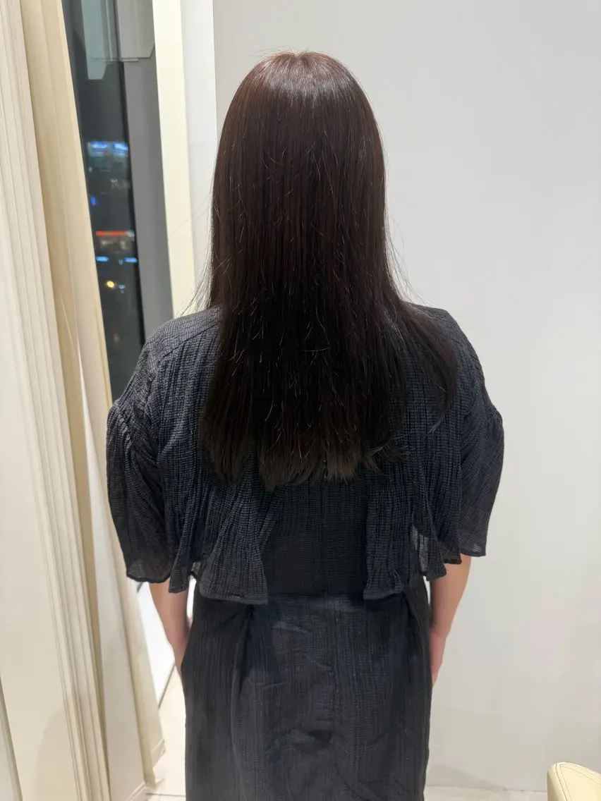 ロング アッシュ 若生 神のヘアスタイル