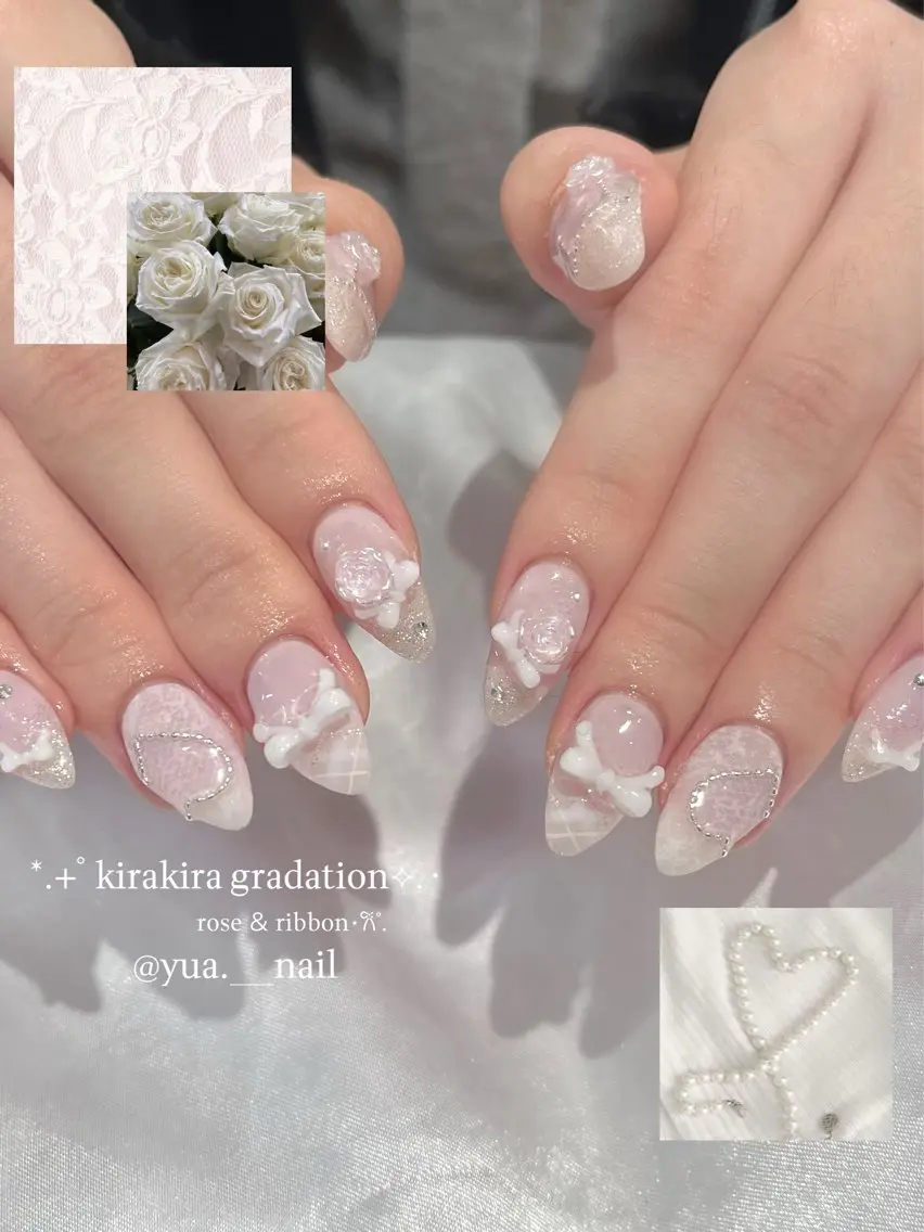 ネイル ハンドネイル yua ⋆. 𐙚 ˚のネイルデザイン