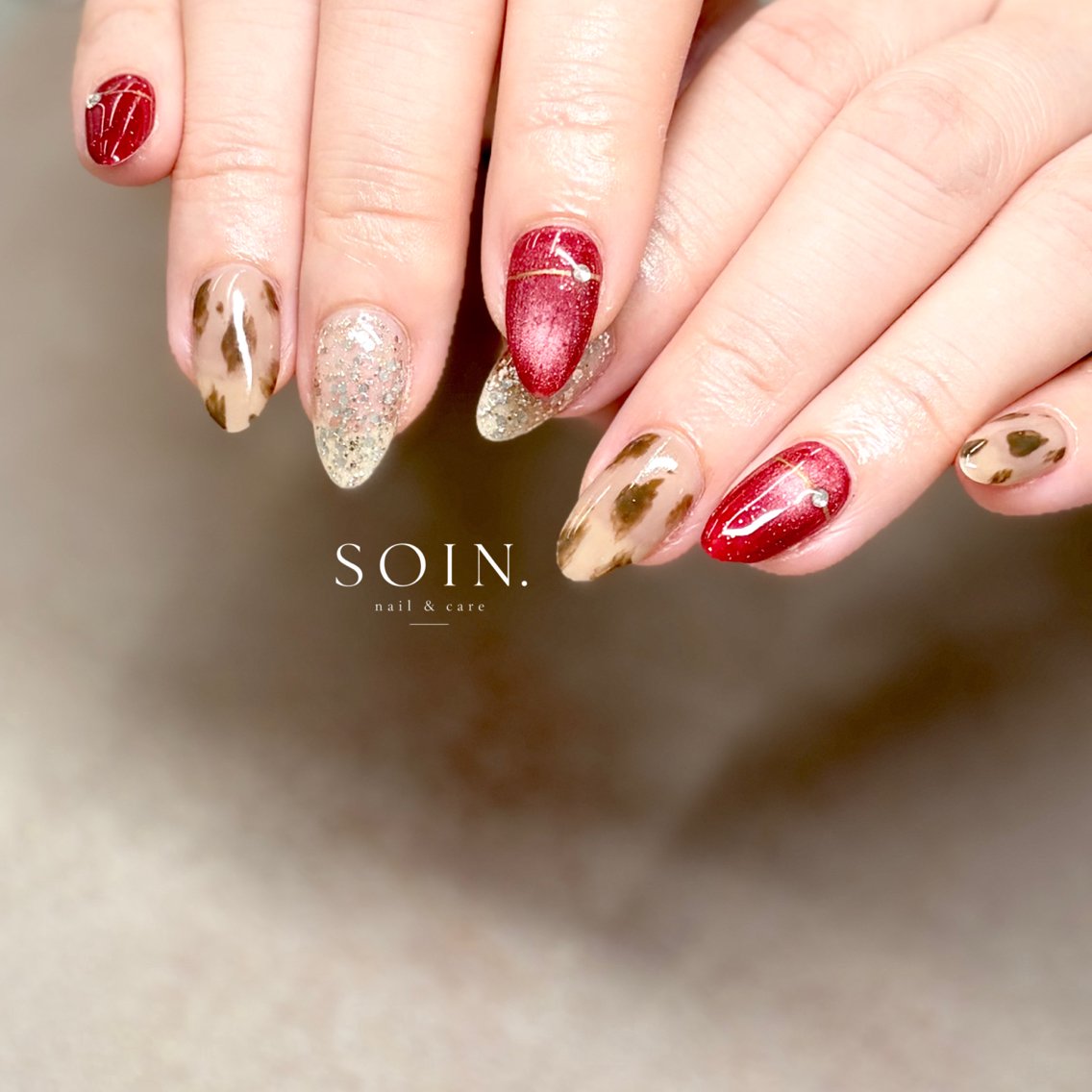 ネイル ハンドネイル SOIN. nail&careのネイルデザイン