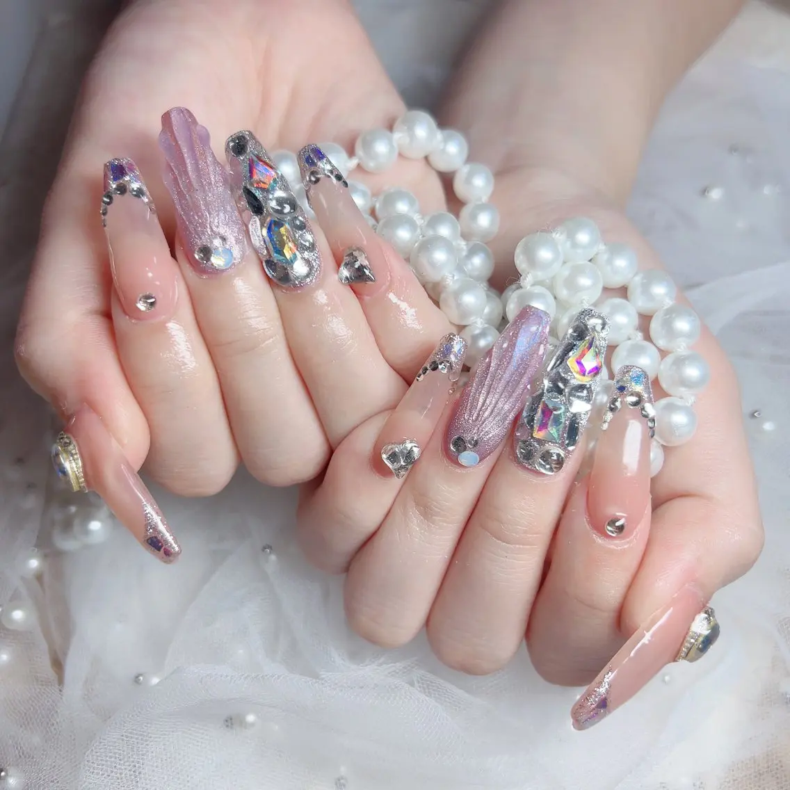 ネイル M 🌷Nail 長さだし専門店のネイルデザイン