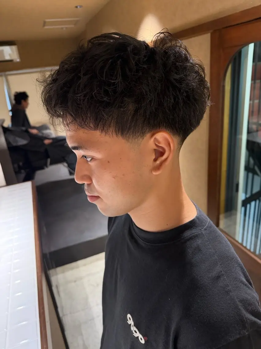 パーマ メンズ walt hayatoのヘアスタイル