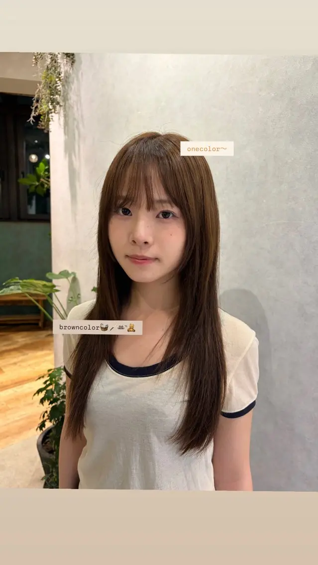 ロング カラー カラーモデル募集中 anna🫧のヘアスタイル