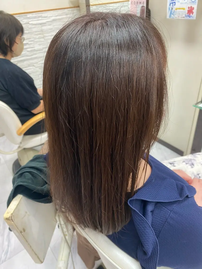 ロング カラー アッシュ 透明感カラー ラベンダーカラー ラベンダーアッシュ 目黒 碧人のヘアスタイル