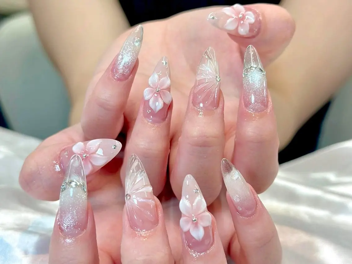ネイル ハンドネイル ゆき このネイルデザイン
