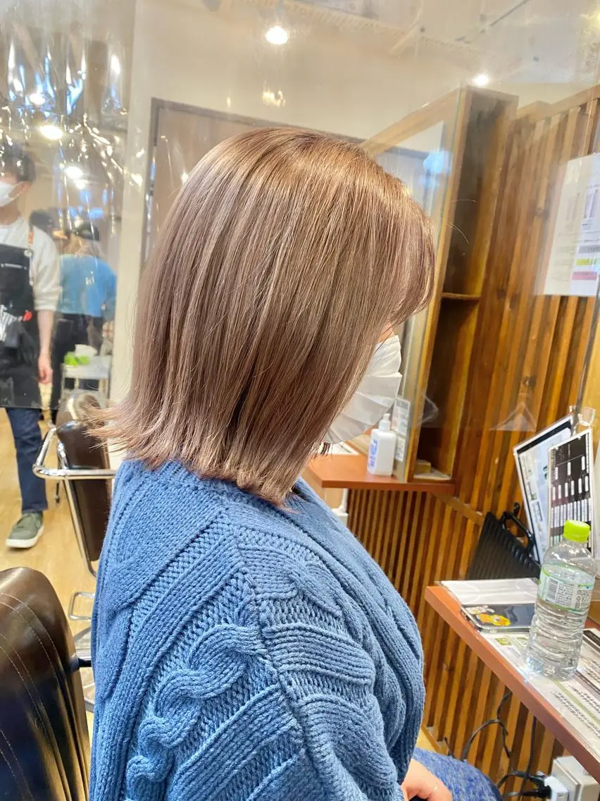 【ショートからボブ限定】カット＋カラー＋4stepトリートメントの写真