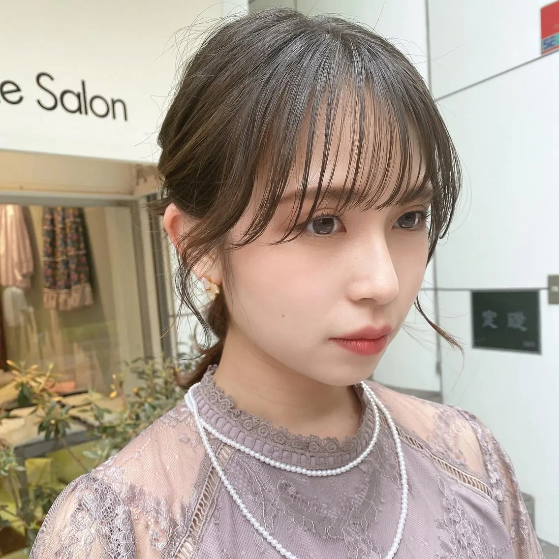 ミディアム カラー ヘアアレンジ マツエク・マツパ アイブロウ カット 透明感カラー🫧ヘア セット🫧松本菜月の眉毛・アイブロウイメージ