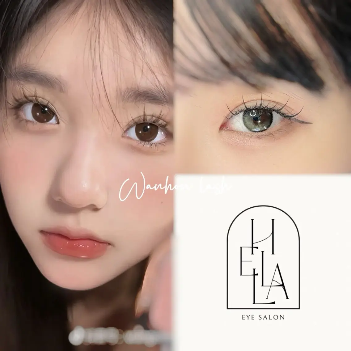 マツエク・マツパ 韓国風マツエク ワンホンマツエク マツエク まつげパーマ／眉毛 H e l l aのマツエク・マツパデザイン