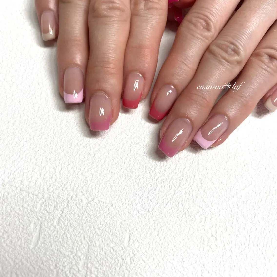 ネイル アートネイル ジェルネイル メンズネイル ニュアンスネイル ワンカラーネイル ensowa✱laf NAILのネイルデザイン
