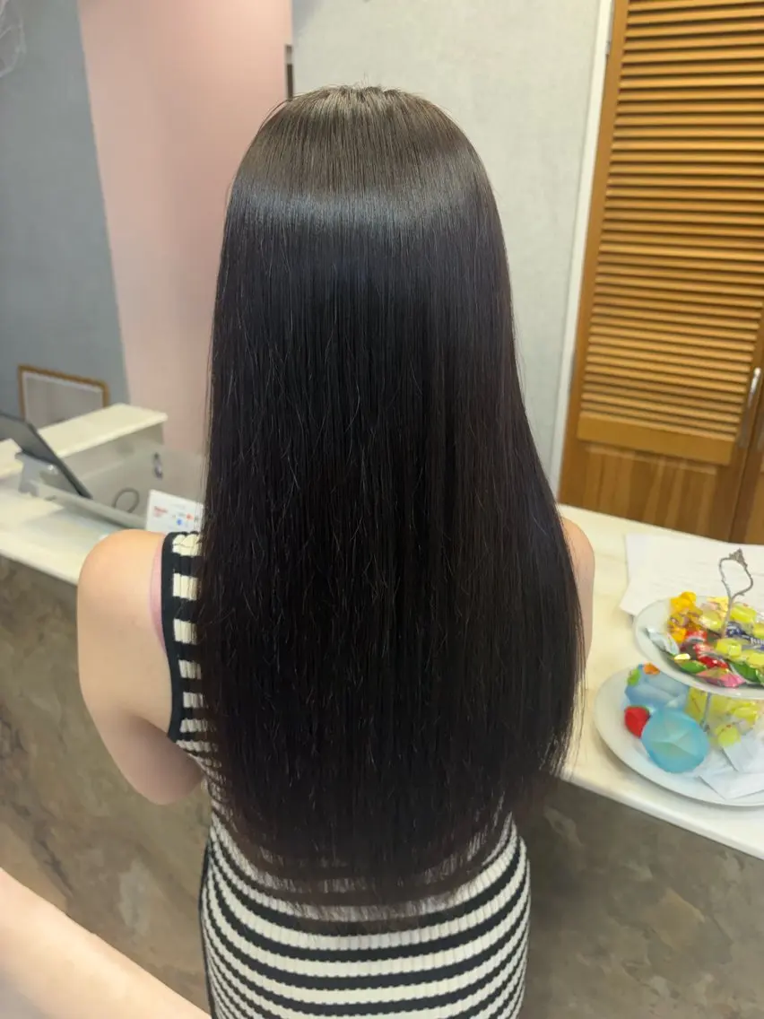 ロング カラー 縮毛矯正 山田 魁のヘアスタイル