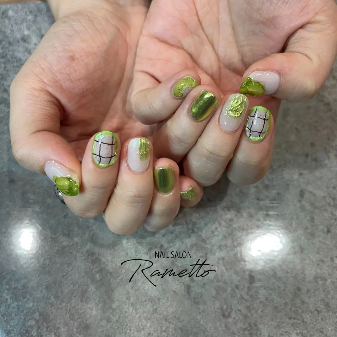 ネイル ハンドネイル NAILSALON Ramettoのネイルデザイン