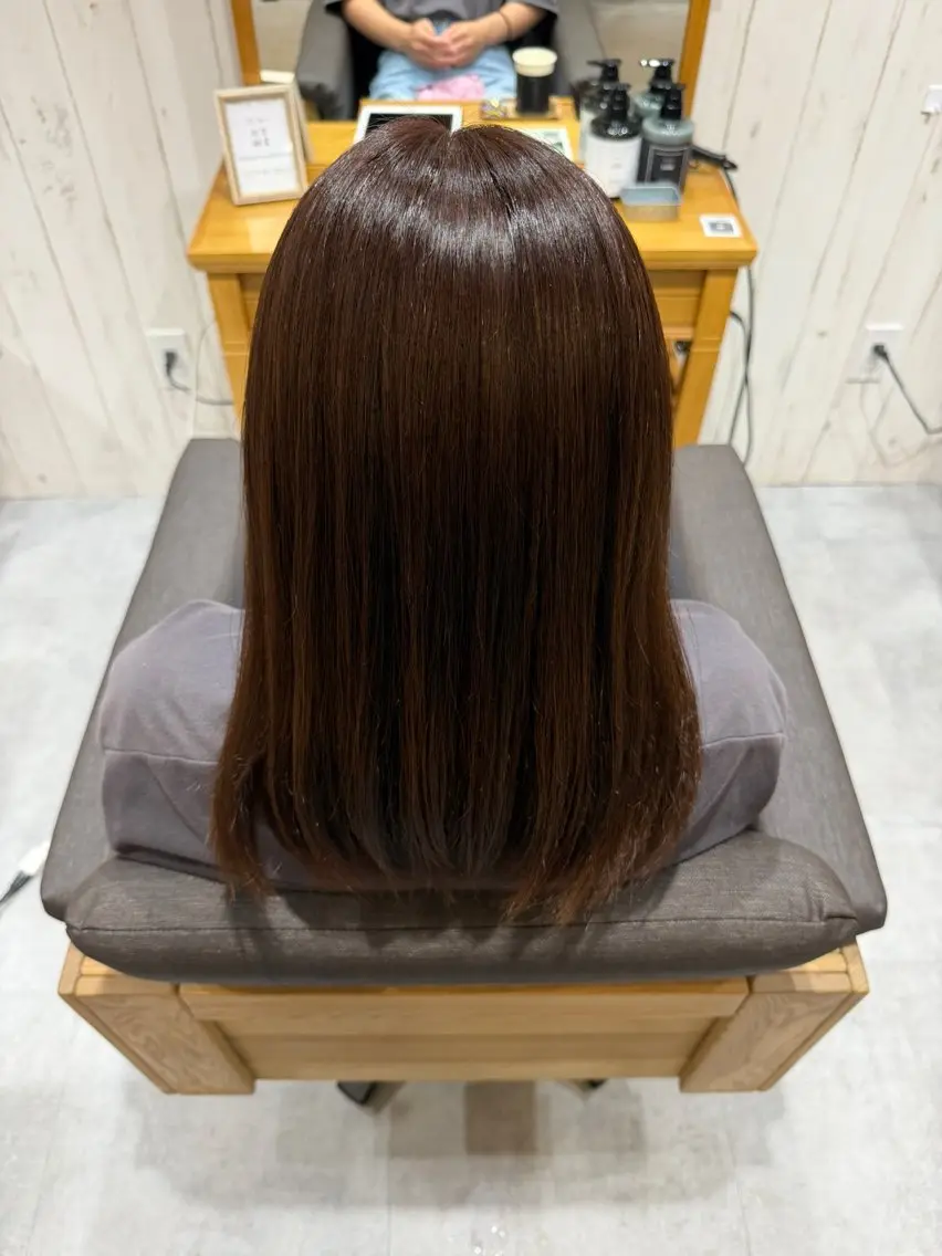 カラー 阿部 楓のヘアスタイル