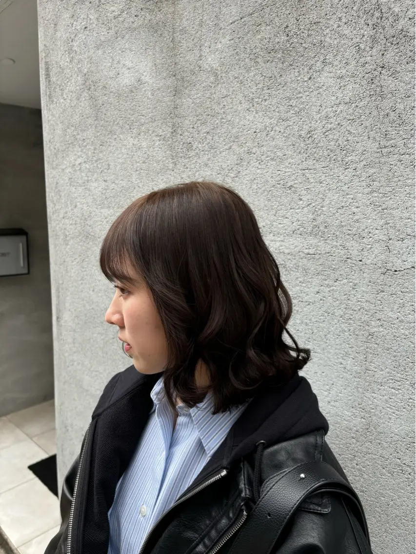 ショート カラー カット ヘアカラー ゆうめ 透明感カラー /韓国風レイヤーのヘアスタイル