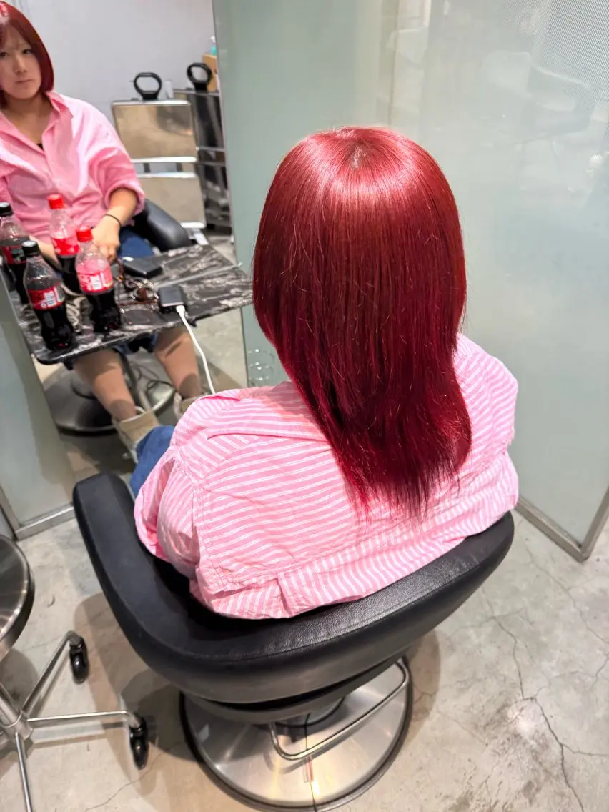 ブリーチリタッチ❤️🔥✨➕ヘアカラー💕の写真