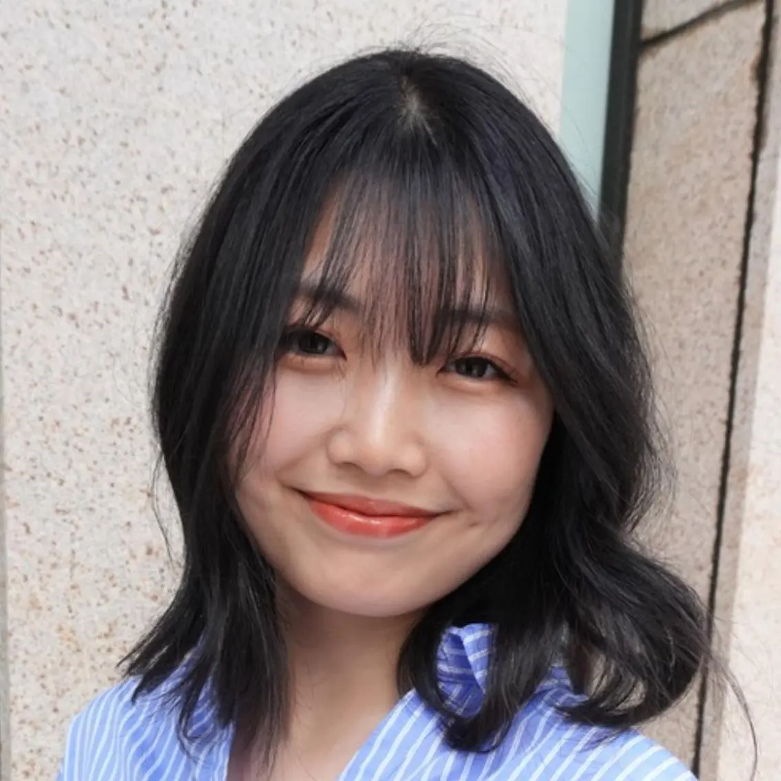 セミロング パーマ セミロングパーマ シースルーバング 小顔カット ❇️安達 優心❇️ レイヤー/艶髪特化のヘアスタイル