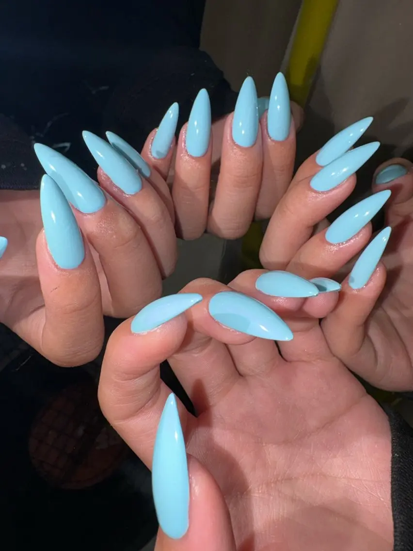 ネイル ワンカラーネイル ハンドネイル 33nail✴️栄 スミレ❇️Gel-xのネイルデザイン