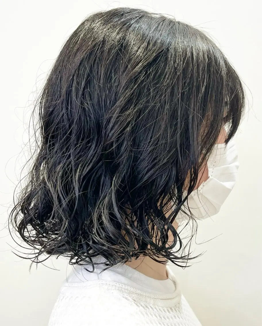 ミディアム パーマ 會田 /レイヤーカットのヘアスタイル