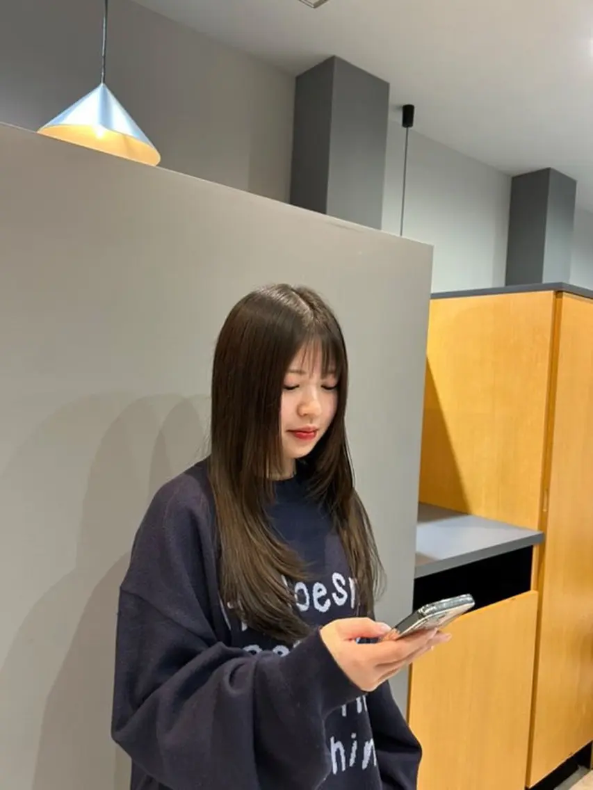 ロング 西岡 桂治のヘアスタイル