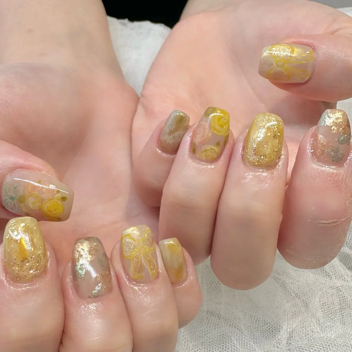 ネイル ハンドネイル 新井 ひなののネイルデザイン