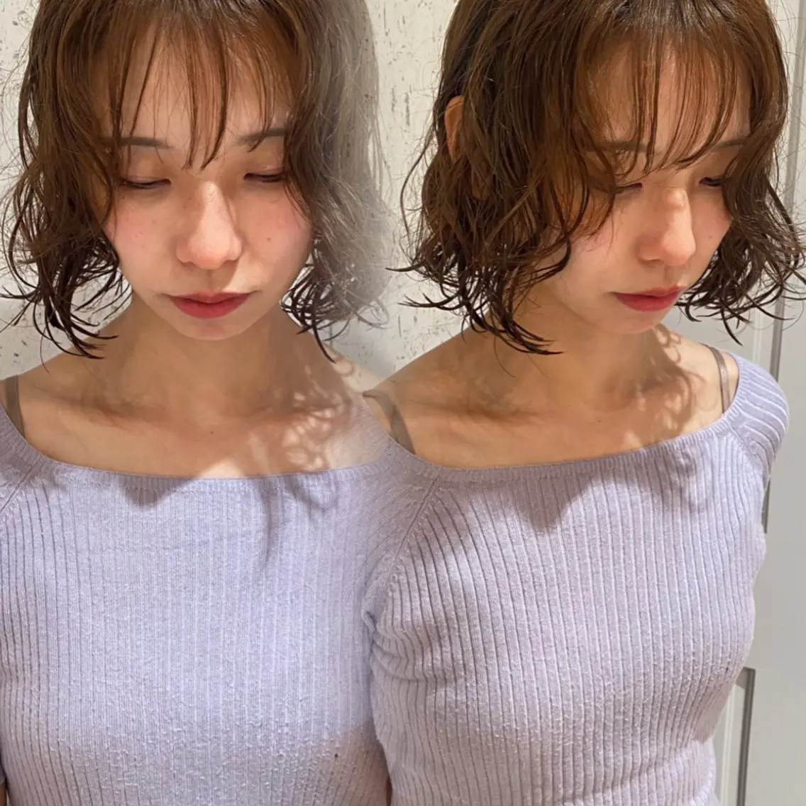 ショート カラー パーマ ボブ カット パーマ mai / linoah˚✧のヘアスタイル