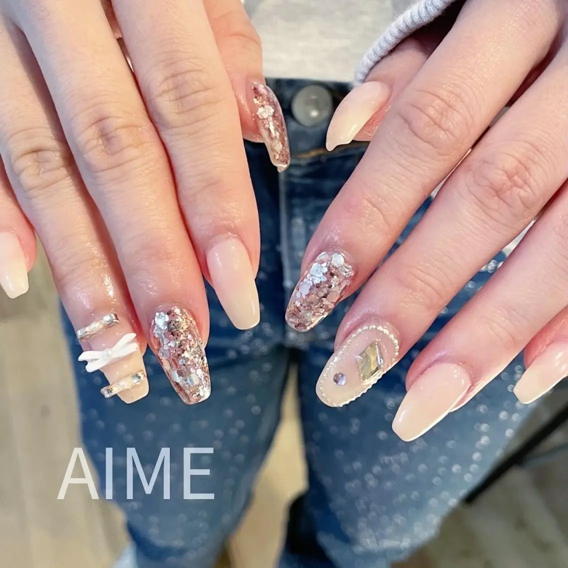 ネイル ハンドネイル AIME (momo)のネイルデザイン