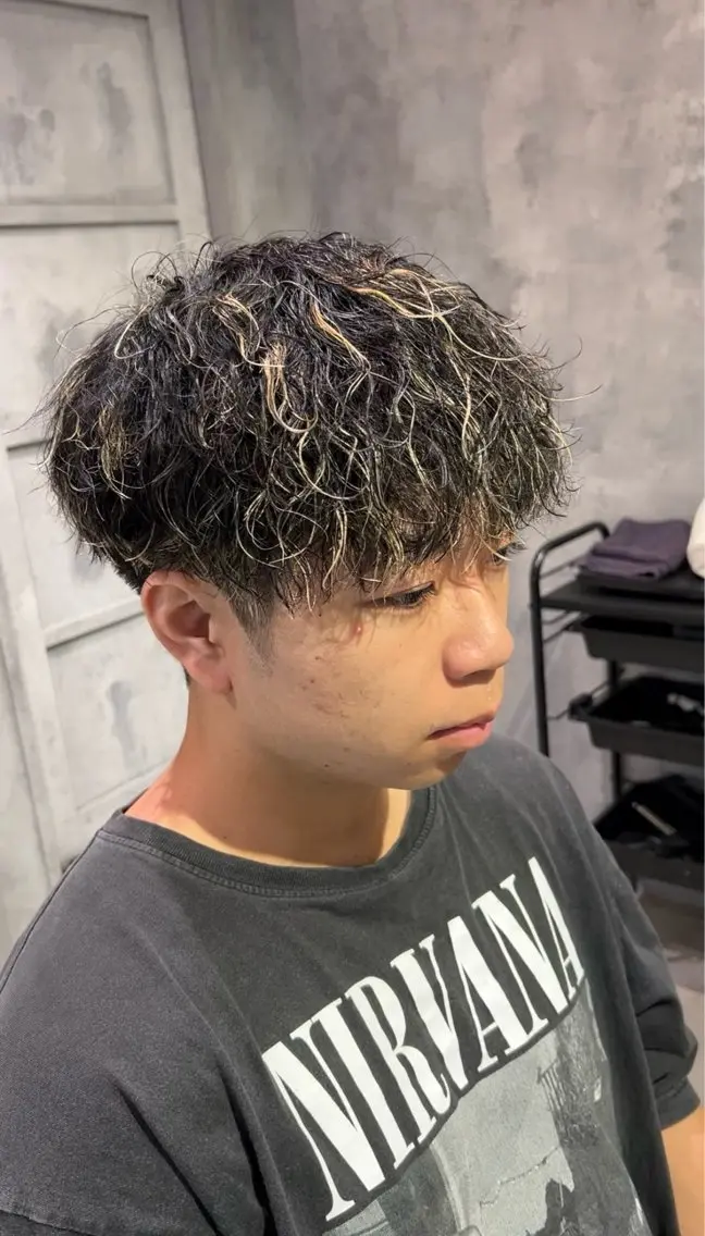 ショート カット ヘアカラー パーマ メンズパーマ/縮毛 超特化/tomokiのヘアスタイル