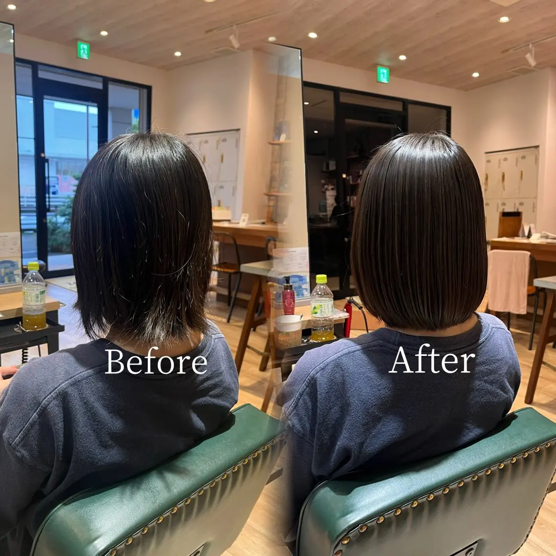 ショート くせ毛 縮毛矯正 古澤 里菜のヘアスタイル