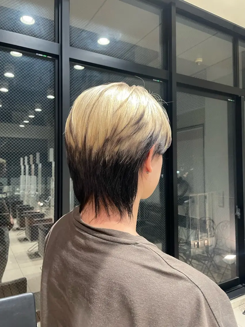 カラー メンズ メンズハイトーン メンズ就活ヘア ブロンド ハイトーンカラー 【カットモデル募集 中】菊池のヘアスタイル