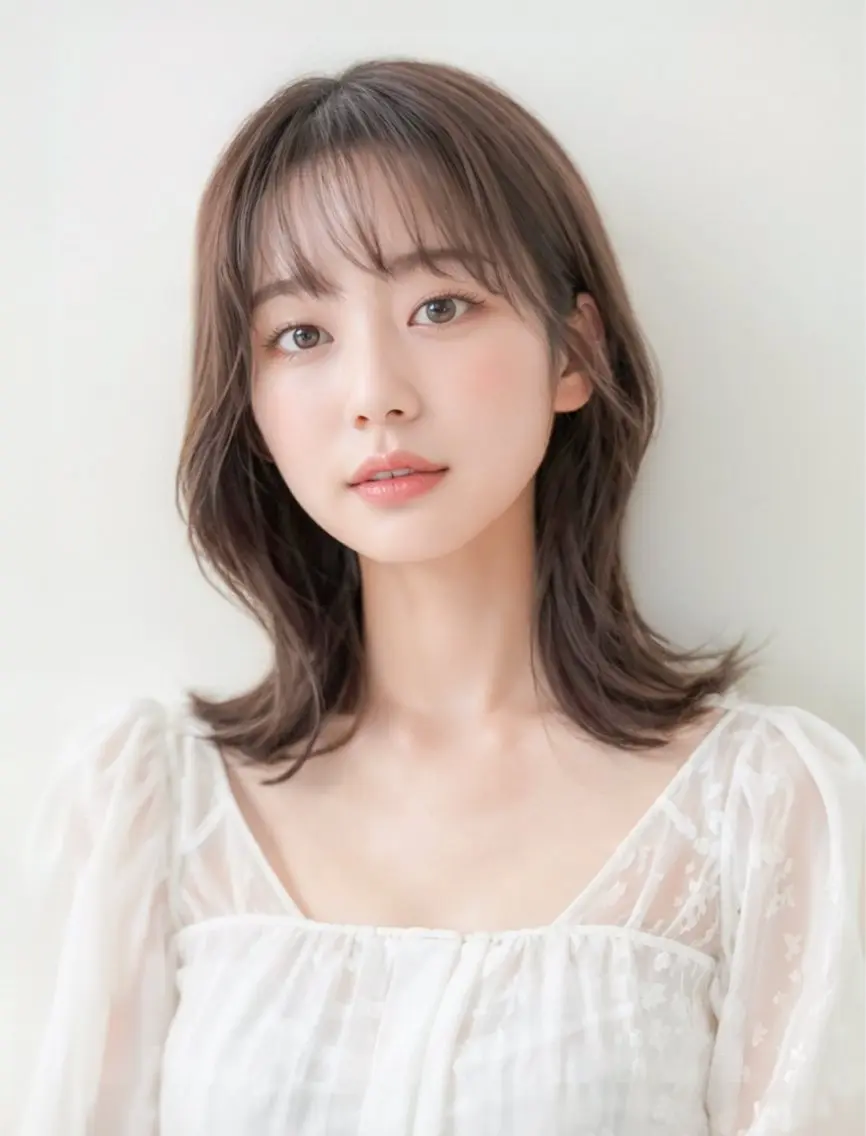 ミディアム 🫧ふくだ りな 🕊のヘアスタイル