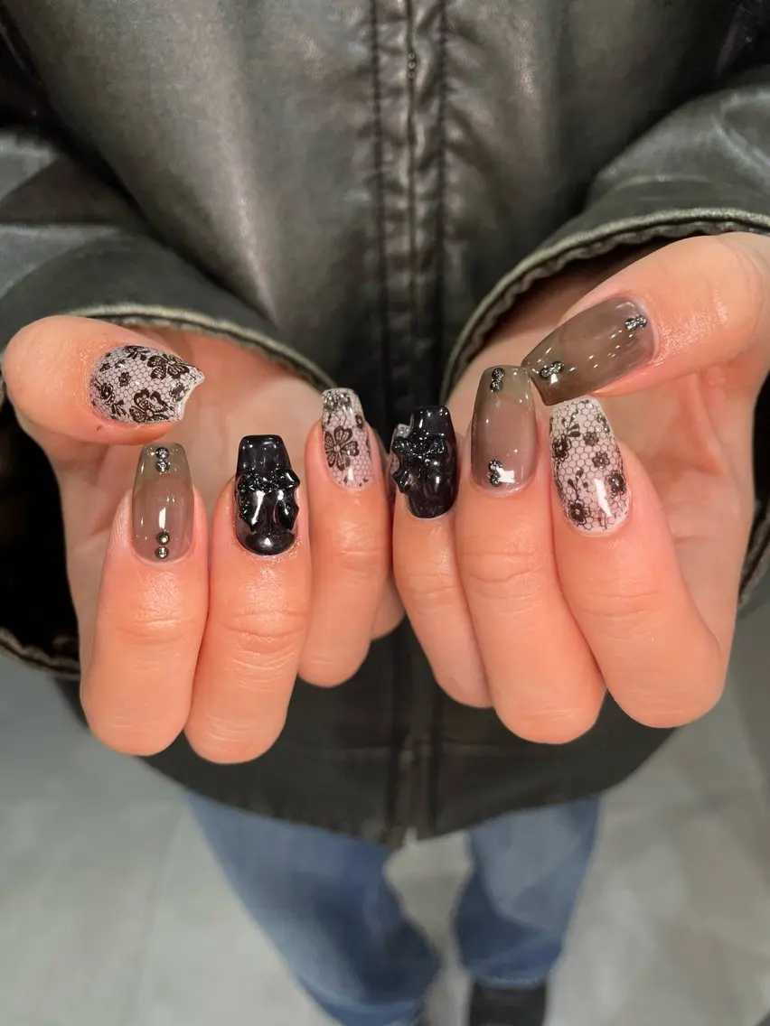 ネイル ハンドネイル Cleo 名古屋駅店 🖤Seraのネイルデザイン
