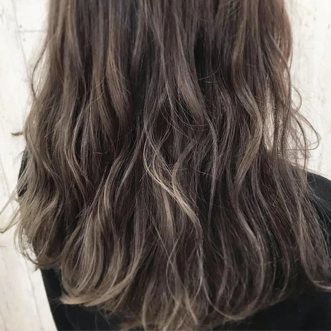 ミディアム カラー ショコラグレージュ グレージュ ラベンダーカラー ヘアカラー kazufumi ..のヘアスタイル