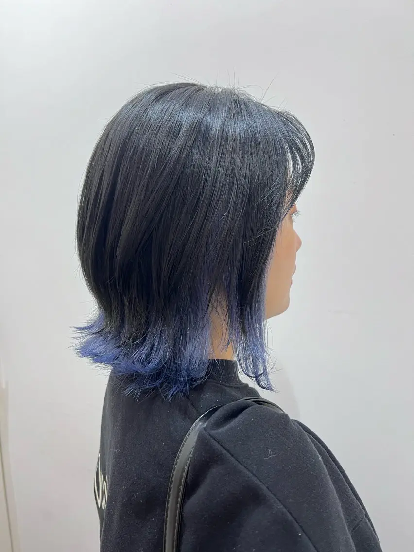 ミディアム カラー ヘアカラー トリートメント ✂︎HITOMI✂︎ 副店長のヘアスタイル