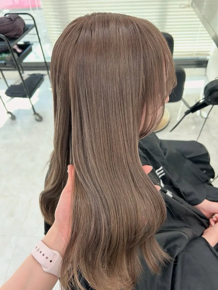 カラー 透明感ベージュ🎀 Anju/渋谷🎀のヘアスタイル
