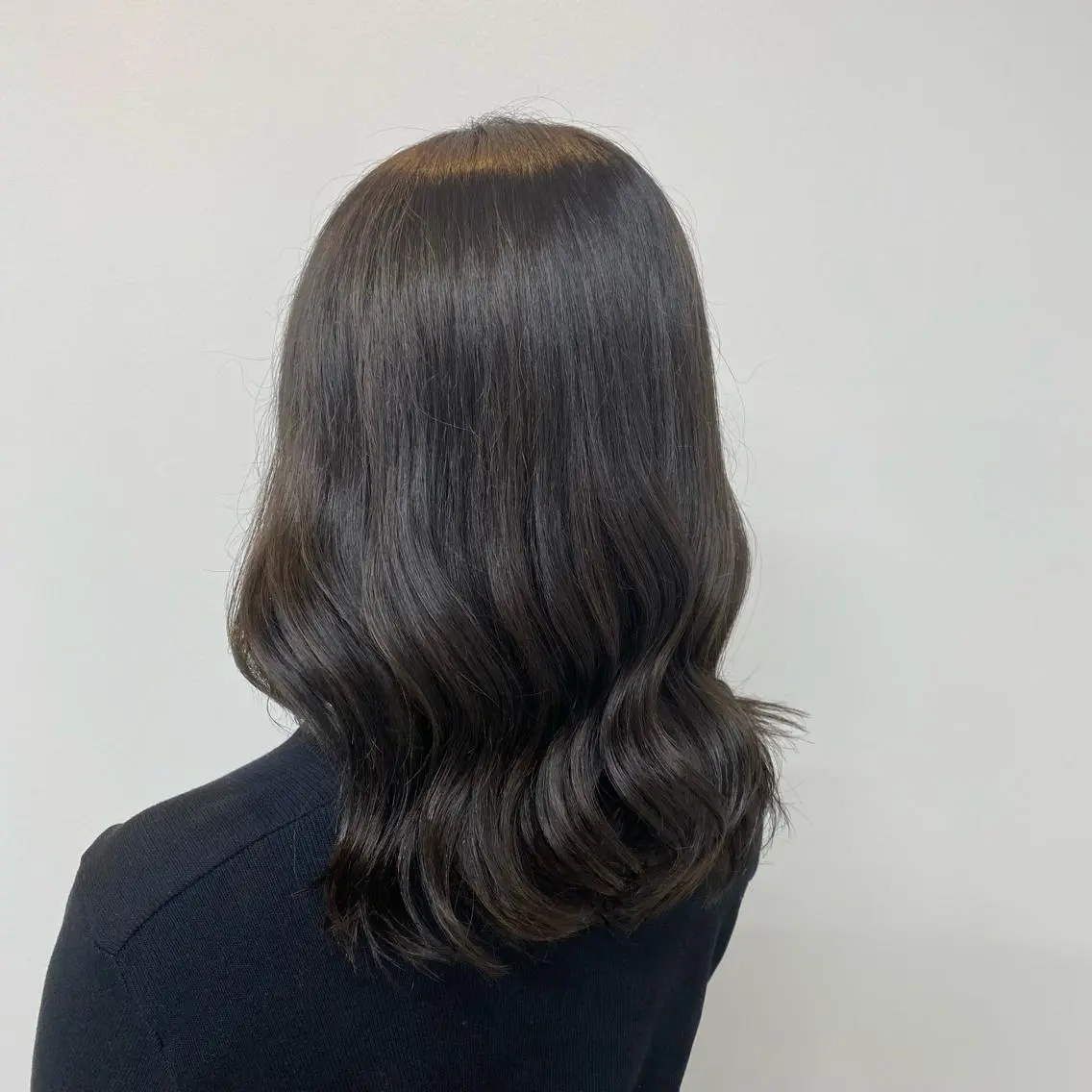 ミディアム カラー ブラウンカラー グレージュ HARUKA🍒 toccaのヘアスタイル