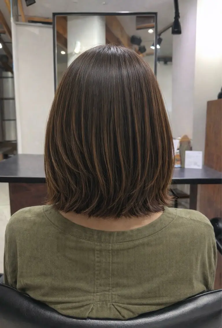 【ボブカット】✂️✂️肩につかないかくらいの長めボブカットです💇‍♀️の写真