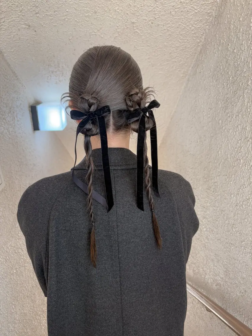 ヘアアレンジ ヘアセット cut／nail ▫️ｲﾁｶ🌻のネイルデザイン