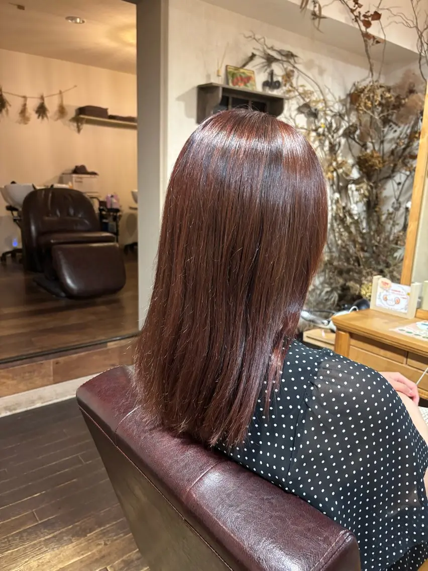 カラー ピンクカラー アカリ😸🫶 カラーリスト🧡のヘアスタイル